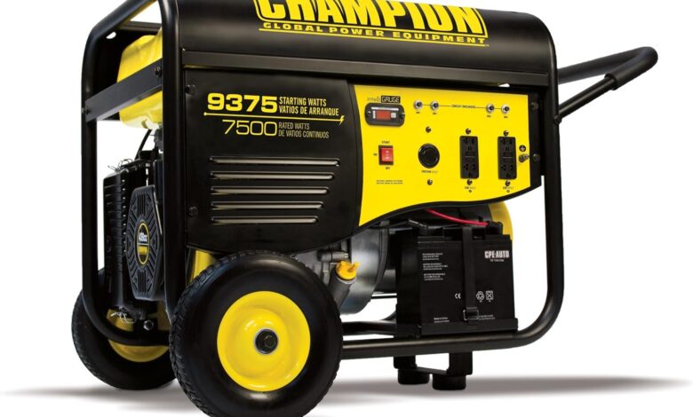 Champion 7500-Watt Generator Review – Power You Can Count On